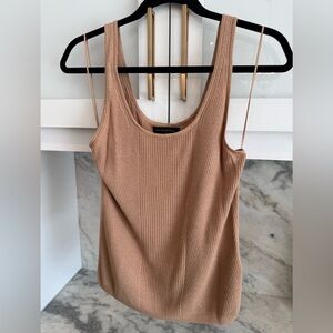 Banana Republic Ribbed Knit Tank Top – Yak Hair & Silk Blend – BNWT – Size L